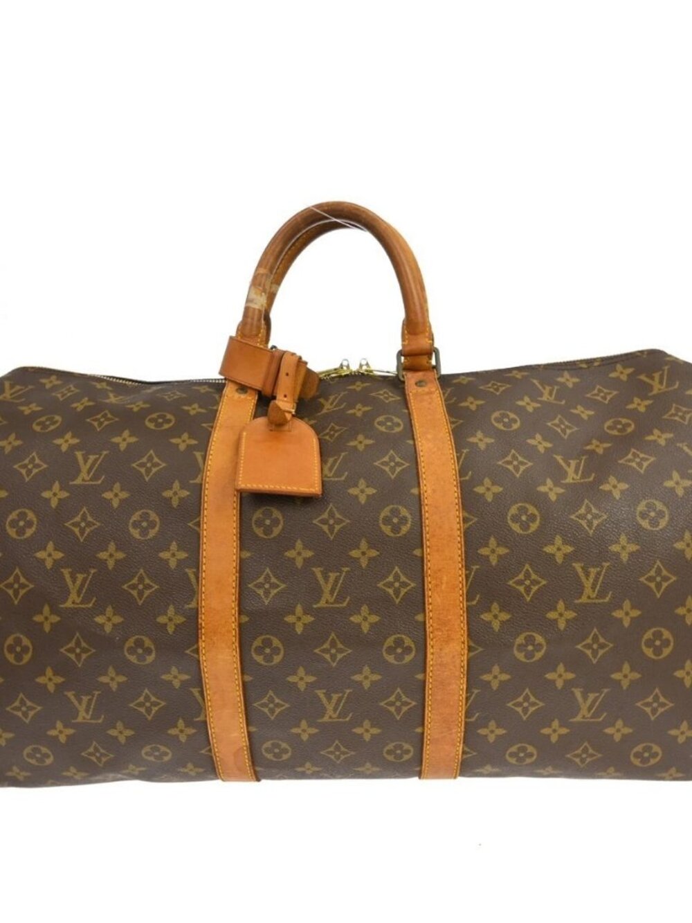 LOUIS VUITTON KEEPALL 55 TRAVEL HANDBAG MONOGRAM